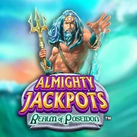 Almighty Jackpots – Realm of Poseidon logo by Novomatic at Spinational Casino
