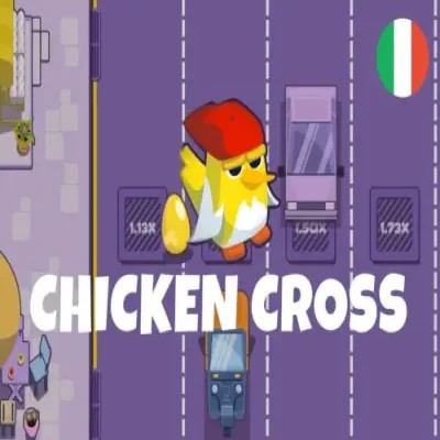 Chicken Cross slot visual from Upgaming available on spinnational.com
