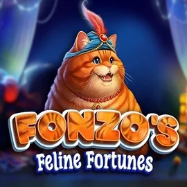 Fonzos Feline Fortunes online game logo by Pragmatic Play on spinnational.com