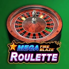 Mega Fire Blaze Roulette slot logo by Playtech at Spinational Casino