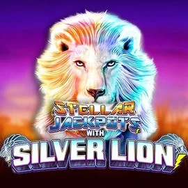 Try Stellar Jackpots with Silver Lion slot by Lightning Box Game on spinnational.com – logo image